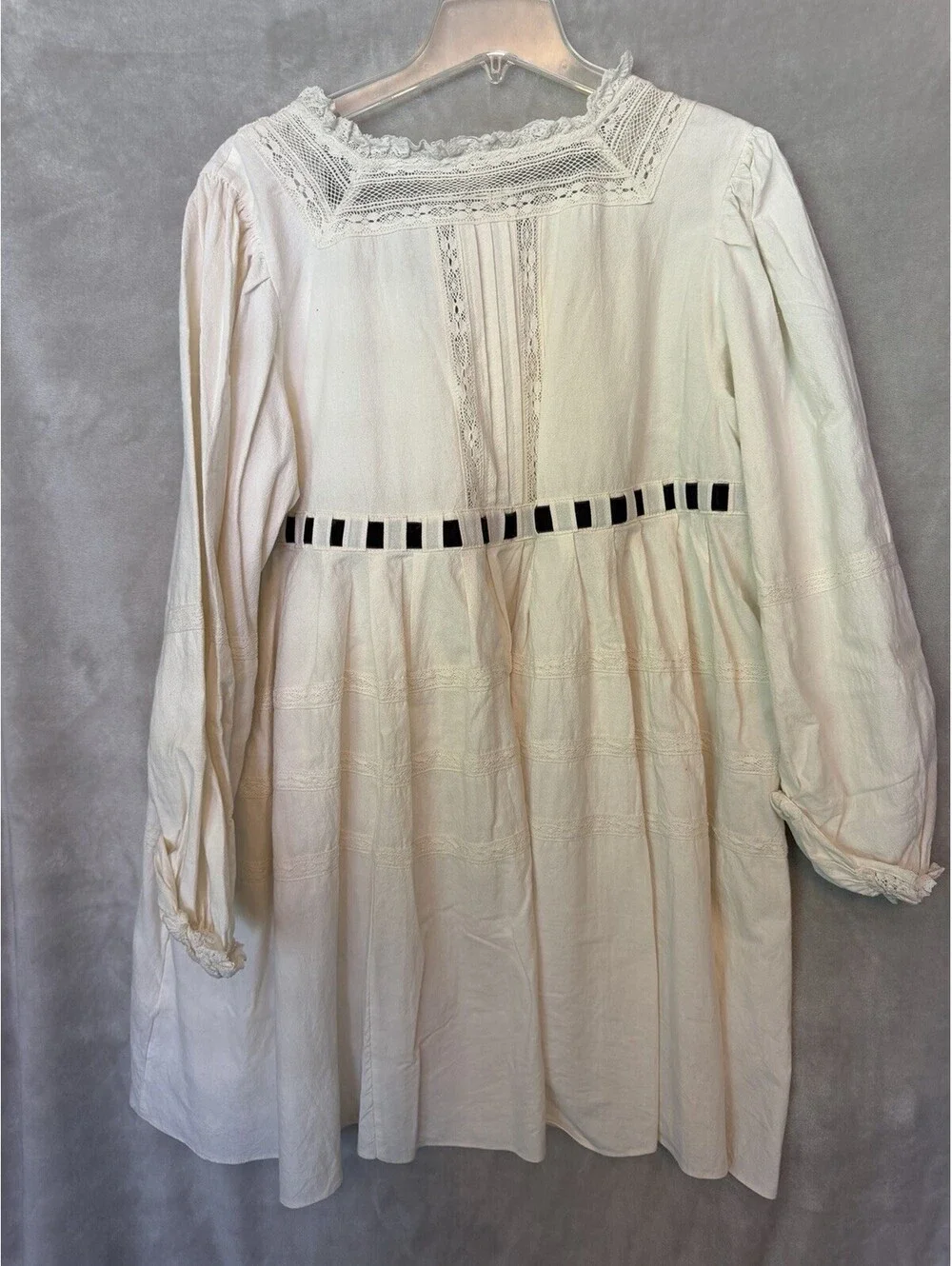 FREE PEOPLE Tea Time Mini Dress Women's Size Large